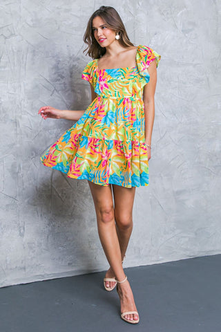 Multi color mini Dress