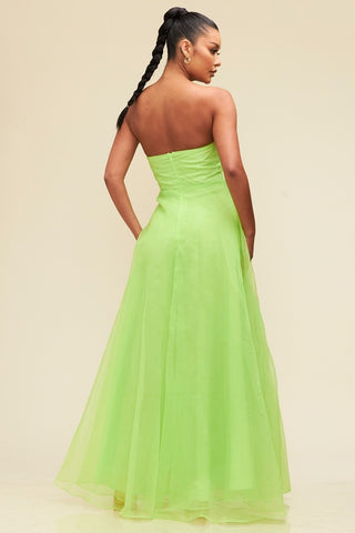 Lime Green Maxi Dress