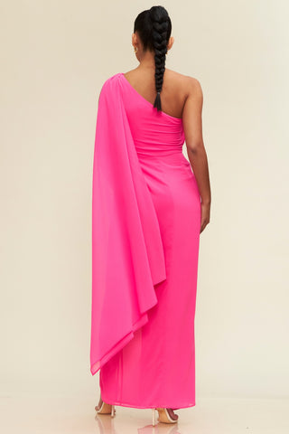 Pink Midi Dress